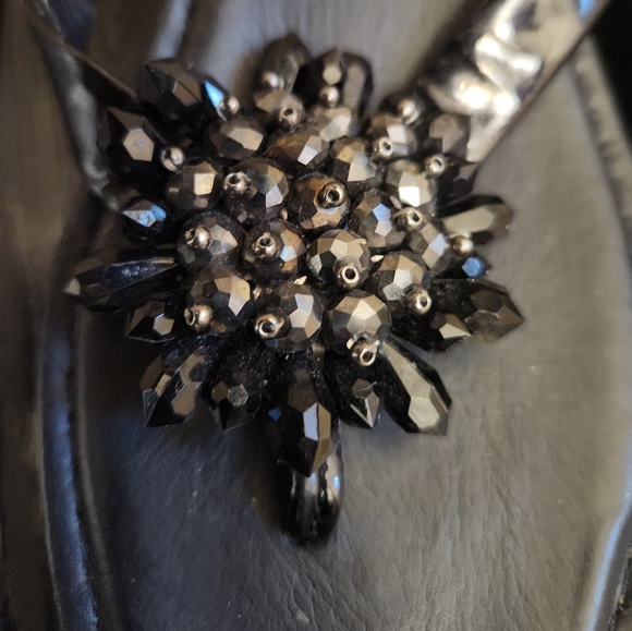 Coach Platform Embelished Wedge Sandals - Picture 3 of 5